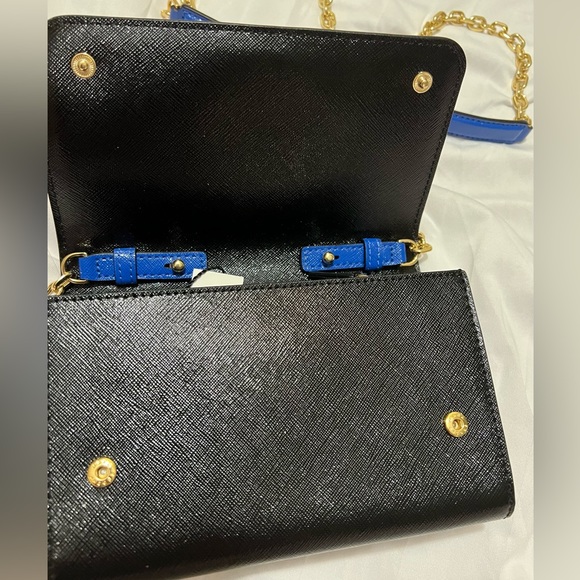 NEW Marc Jacobs SNAPSHOT Chain Wallet Red Black - Picture 6 of 8